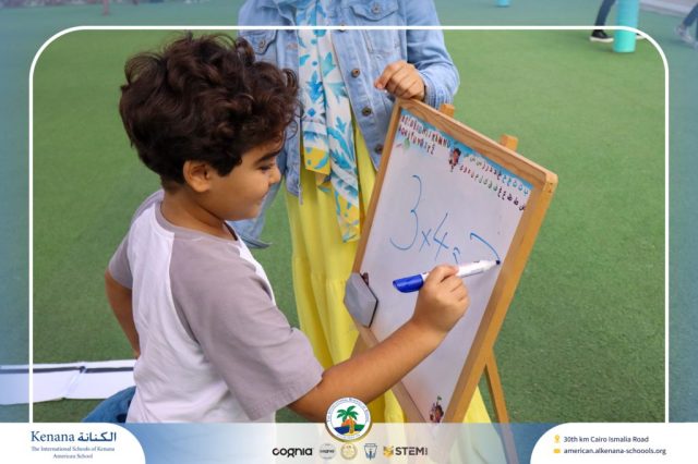 I.S.K. American School | Math Activity –Addition using Number Line - Grade 1 A, B | 2025-2026