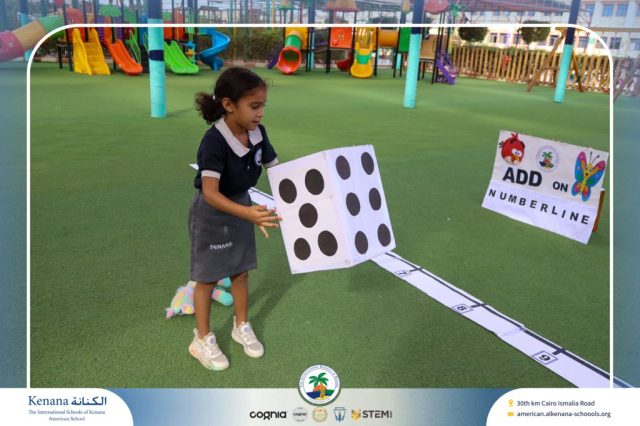 I.S.K. American School | Math Activity –Addition using Number Line - Grade 1 A, B | 2025-2026