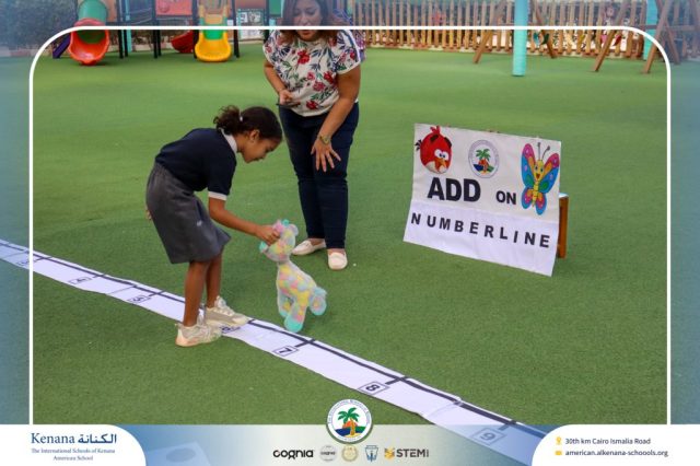 I.S.K. American School | Math Activity –Addition using Number Line - Grade 1 A, B | 2025-2026