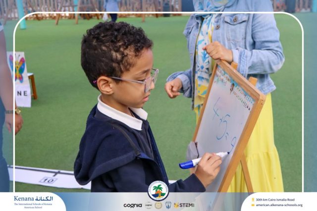 I.S.K. American School | Math Activity –Addition using Number Line - Grade 1 A, B | 2025-2026