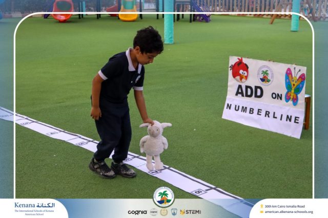 I.S.K. American School | Math Activity –Addition using Number Line - Grade 1 A, B | 2025-2026