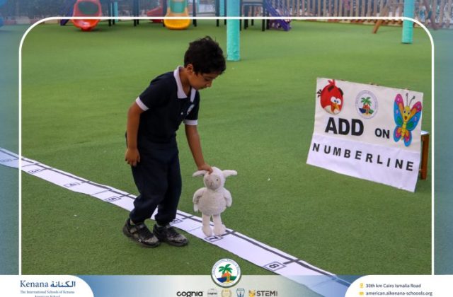 I.S.K. American School | Math Activity –Addition using Number Line - Grade 1 A, B | 2025-2026