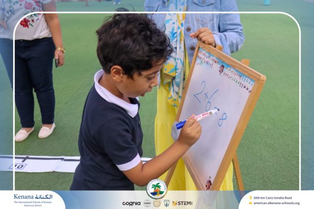 I.S.K. American School | Math Activity –Addition using Number Line - Grade 1 A, B | 2025-2026