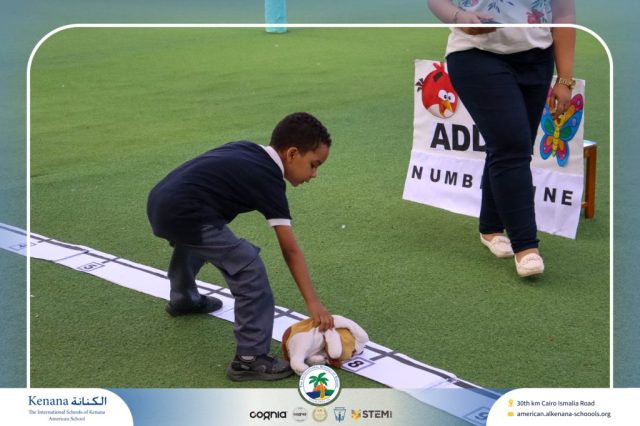 I.S.K. American School | Math Activity –Addition using Number Line - Grade 1 A, B | 2025-2026