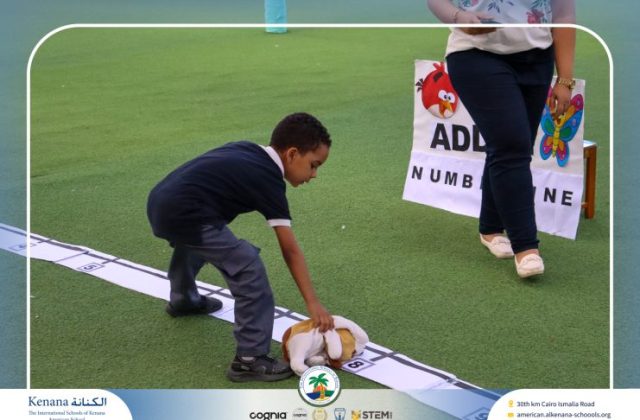 I.S.K. American School | Math Activity –Addition using Number Line - Grade 1 A, B | 2025-2026