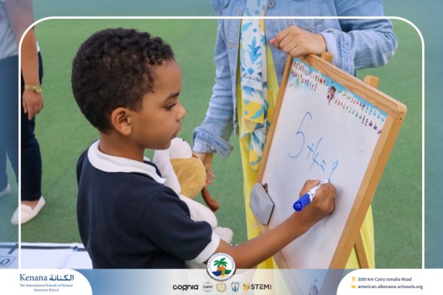 I.S.K. American School | Math Activity –Addition using Number Line - Grade 1 A, B | 2025-2026