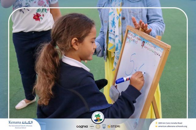 I.S.K. American School | Math Activity –Addition using Number Line - Grade 1 A, B | 2025-2026