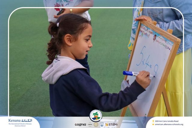 I.S.K. American School | Math Activity –Addition using Number Line - Grade 1 A, B | 2025-2026