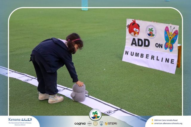 I.S.K. American School | Math Activity –Addition using Number Line - Grade 1 A, B | 2025-2026