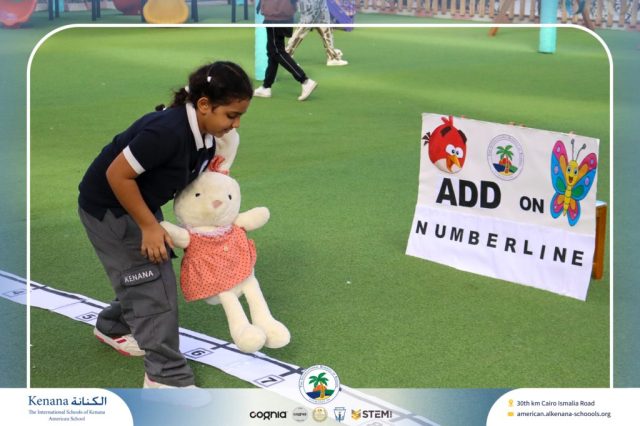 I.S.K. American School | Math Activity –Addition using Number Line - Grade 1 A, B | 2025-2026