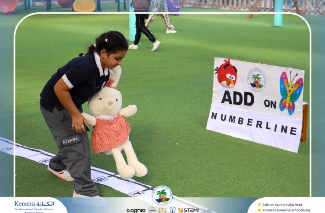 I.S.K. American School | Math Activity –Addition using Number Line - Grade 1 A, B | 2025-2026
