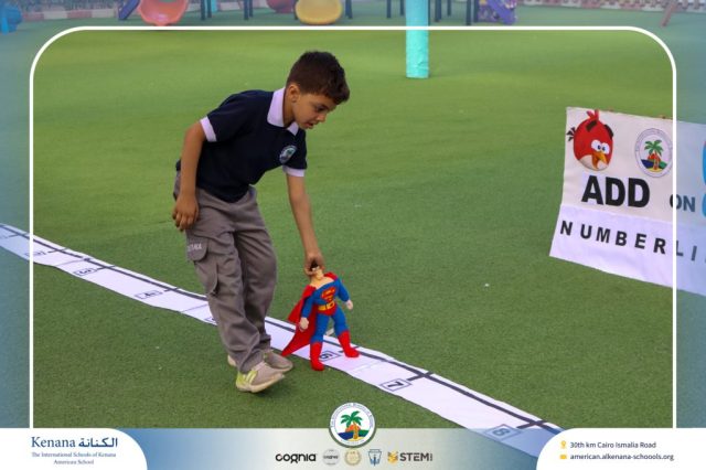 I.S.K. American School | Math Activity –Addition using Number Line - Grade 1 A, B | 2025-2026