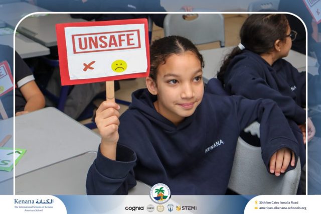 I.S.K American School | Character Building – Self Safety Campaign – Gr. 5B | 2025-2026