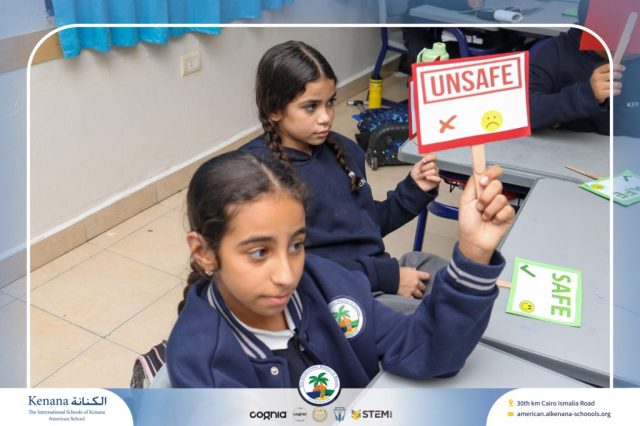 I.S.K American School | Character Building – Self Safety Campaign – Gr. 5B | 2025-2026