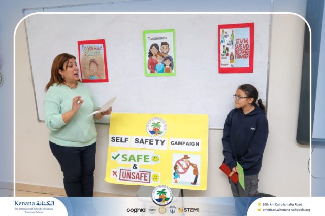 I.S.K American School | Character Building – Self Safety Campaign – Gr. 5B | 2025-2026
