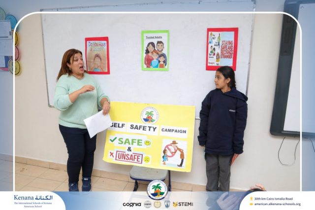 I.S.K American School | Character Building – Self Safety Campaign – Gr. 5B | 2025-2026