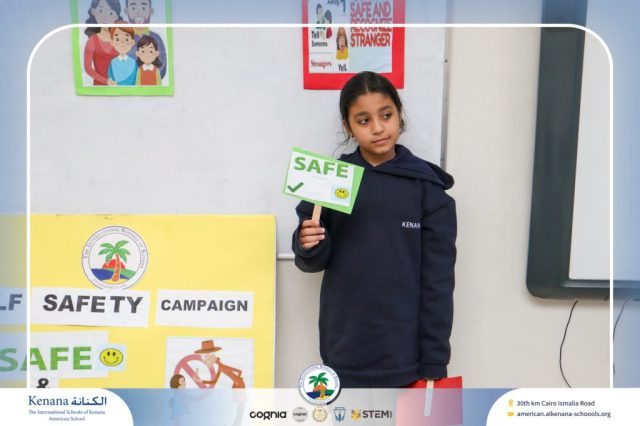 I.S.K American School | Character Building – Self Safety Campaign – Gr. 5B | 2025-2026