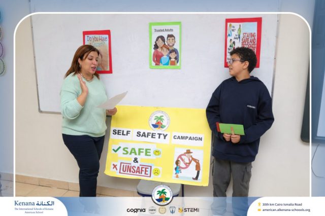 I.S.K American School | Character Building – Self Safety Campaign – Gr. 5B | 2025-2026