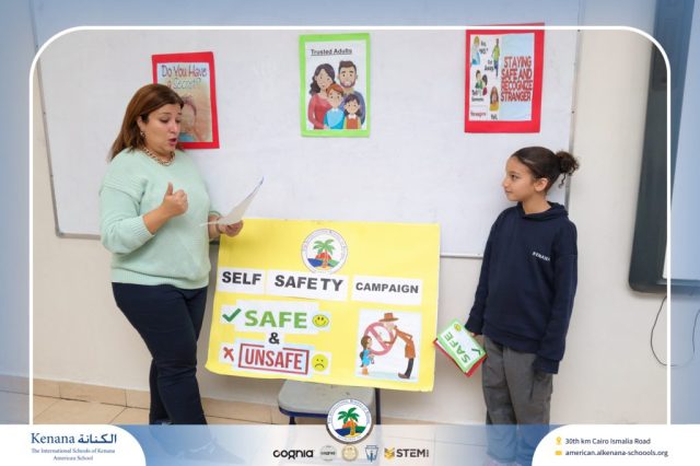 I.S.K American School | Character Building – Self Safety Campaign – Gr. 5B | 2025-2026