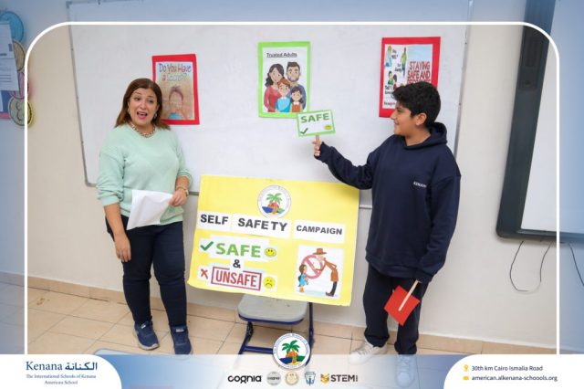 I.S.K American School | Character Building – Self Safety Campaign – Gr. 5B | 2025-2026