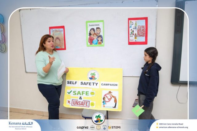 I.S.K American School | Character Building – Self Safety Campaign – Gr. 5B | 2025-2026