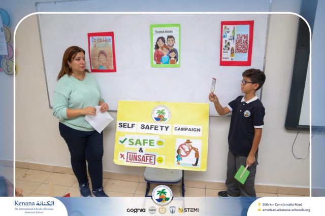 I.S.K American School | Character Building – Self Safety Campaign – Gr. 5B | 2025-2026