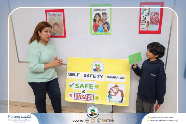 I.S.K American School | Character Building – Self Safety Campaign – Gr. 5B | 2025-2026