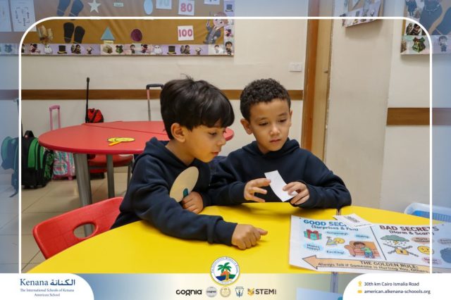 I.S.K American School | Character Building – Self Safety Campaign – KG 2B | 2025-2026