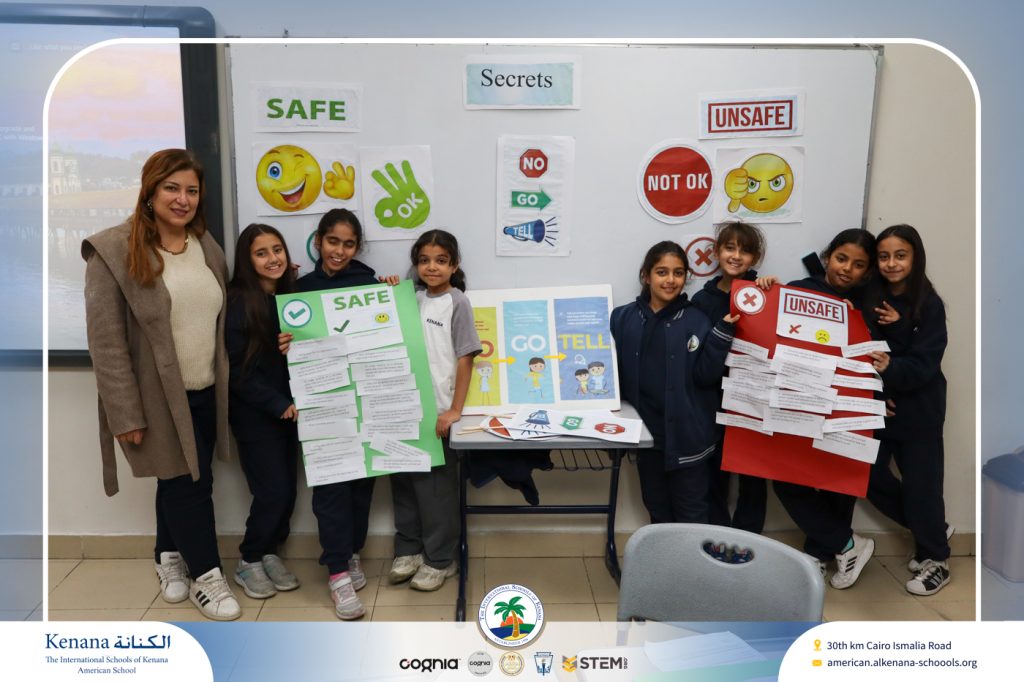 I.S.K American School | Character Building – Self Safety Campaign – Gr. 4A | 2025-2026