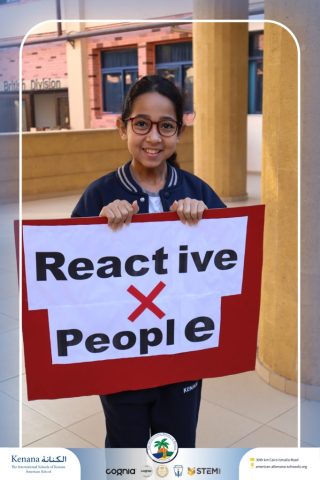 I.S.K American School | "Students in action! Habit 1: Be Proactive | 2025-2026