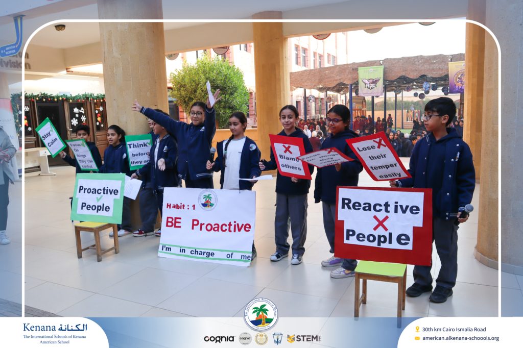 I.S.K American School | "Students in action! Habit 1: Be Proactive | 2025-2026