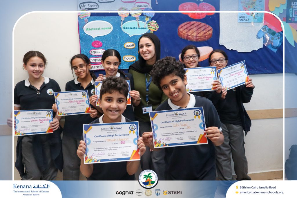 I.S.K American School | Certificate of High Performance in English 6B | 2025-2026