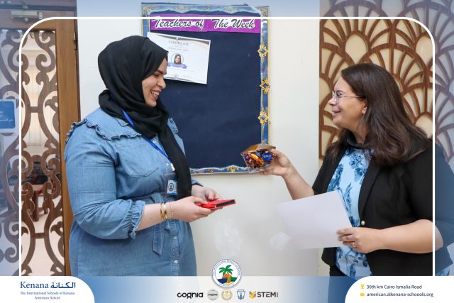 I.S.K American School | Teacher Of The Week Certification | 2025-2026