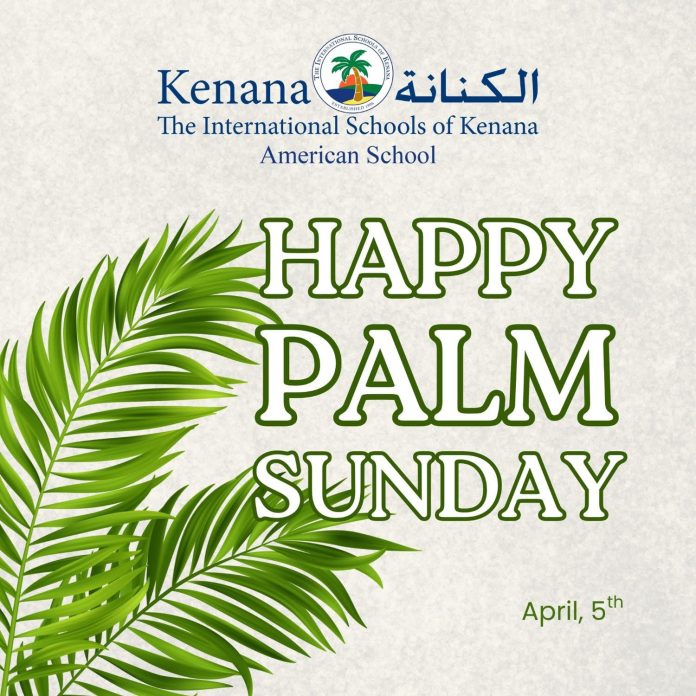 I.S.K American School | Happy Palm Sunday | 2025-2026