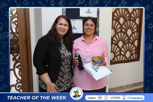 I.S.K American School | Teacher(s) Of The Week (May 3rd–7th, 2025) | 2025-2026
